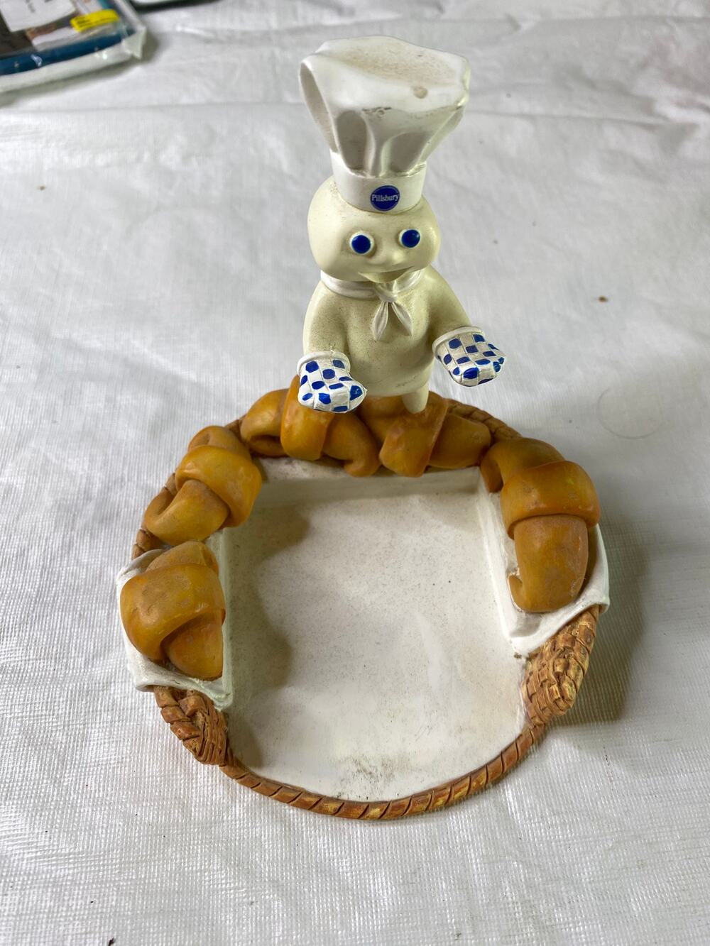Vintage Pillsbury Doughboy Note Pad Holder – Poppin’ Fresh Kitchen Collectible